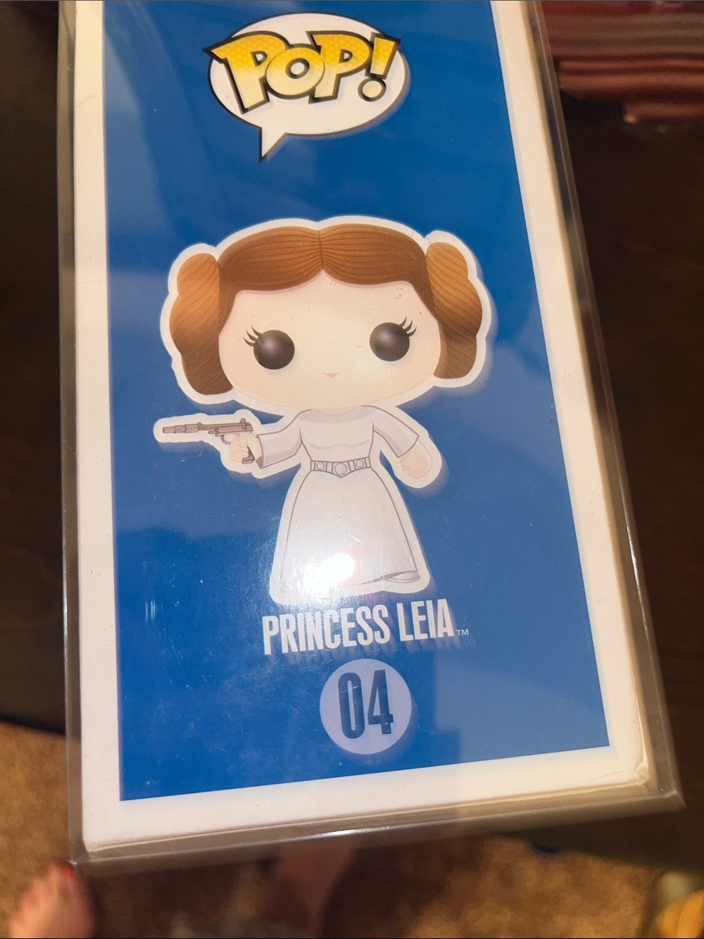 Funko Pop! Star Wars Princess Leia Vinyl Bobble-Head - White & Brown - Picture 3 of 6